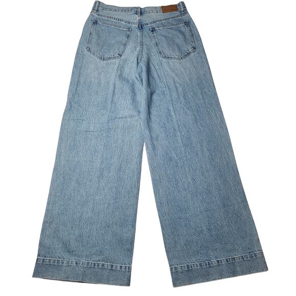 Madewell Superwide Wide Leg Jeans Light Lintz Wash Baggy Relaxed High Rise 28 - Picture 4 of 12